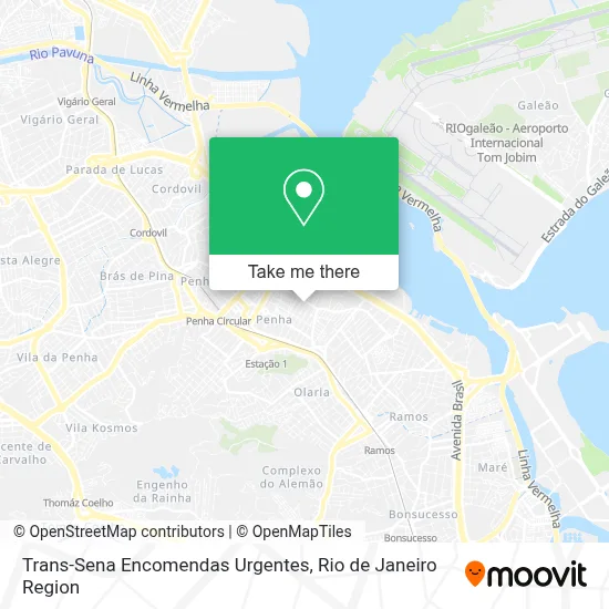 Trans-Sena Encomendas Urgentes map