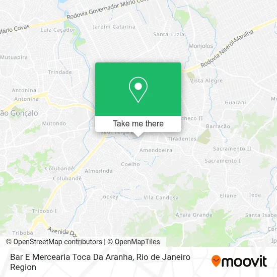 Bar E Mercearia Toca Da Aranha map