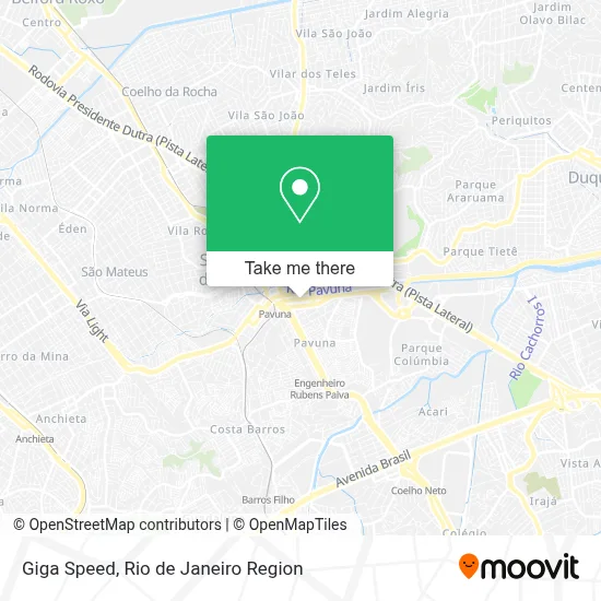Giga Speed map