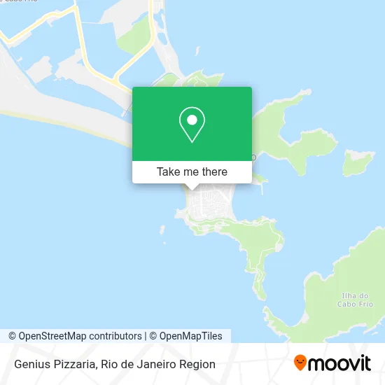 Genius Pizzaria map