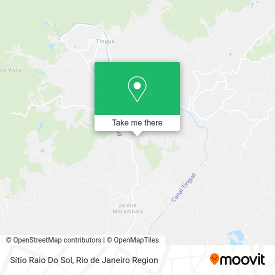 Sítio Raio Do Sol map