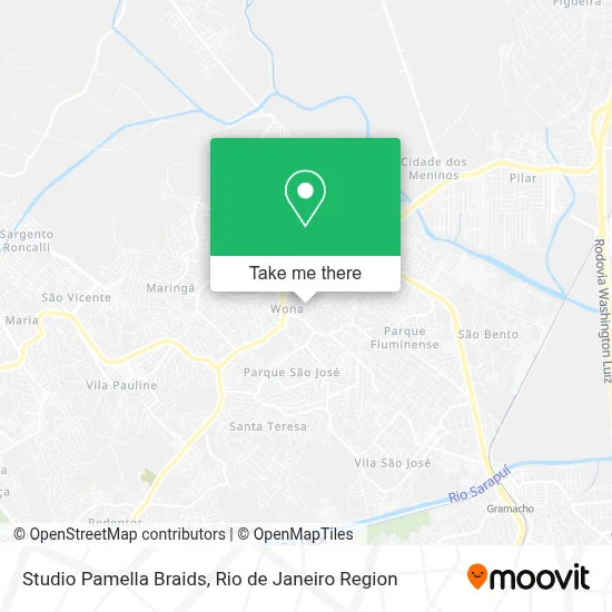 Studio Pamella Braids map
