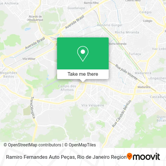 Ramiro Fernandes Auto Peças map