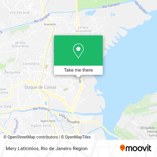 Mery Laticinios map