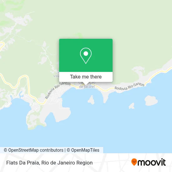 Flats Da Praia map