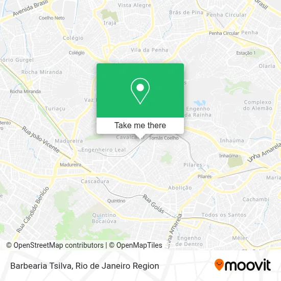 Barbearia Tsilva map