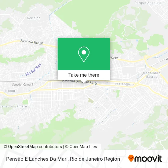 Pensão E Lanches Da Mari map