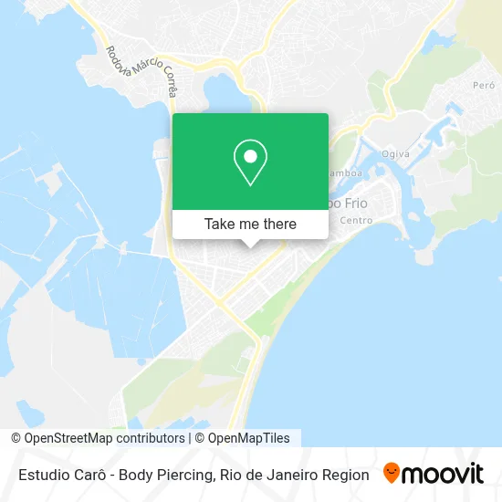 Estudio Carô - Body Piercing map