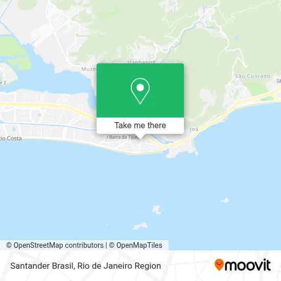 Santander Brasil map