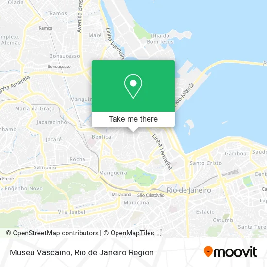 Museu Vascaino map