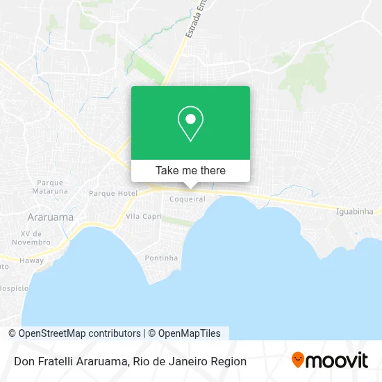 Don Fratelli Araruama map