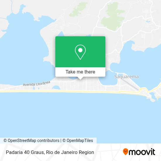 Padaria 40 Graus map