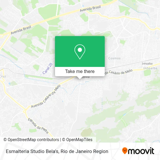 Esmalteria Studio Bela's map