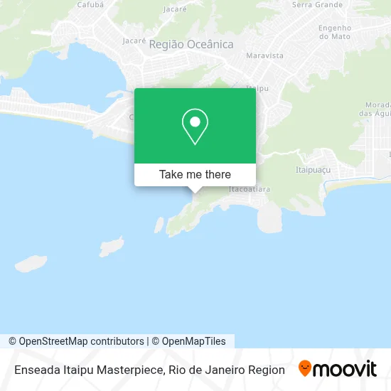 Enseada Itaipu Masterpiece map