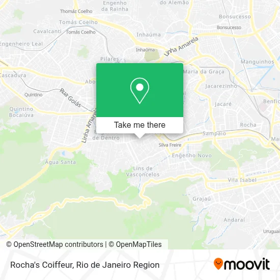 Rocha's Coiffeur map