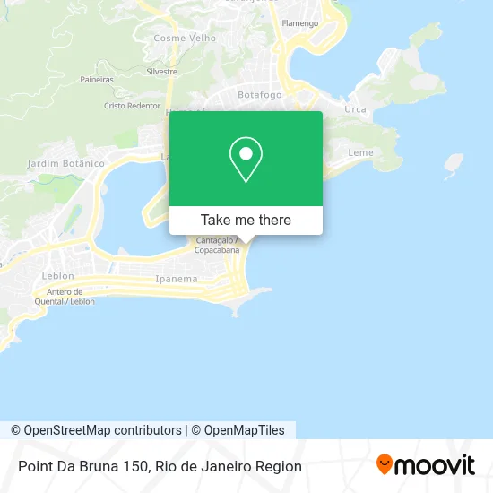 Point Da Bruna 150 map