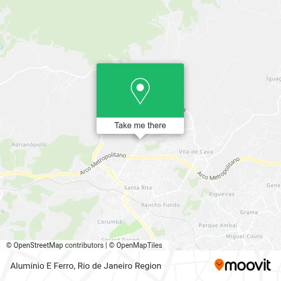 Alumínio E Ferro map