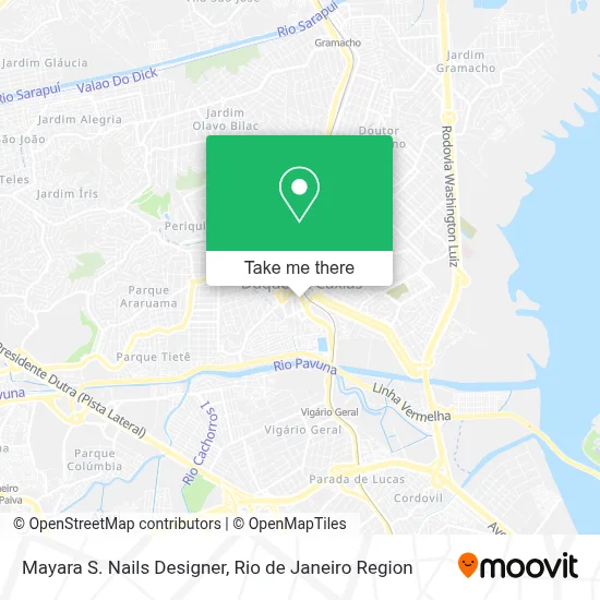 Mayara S. Nails Designer map