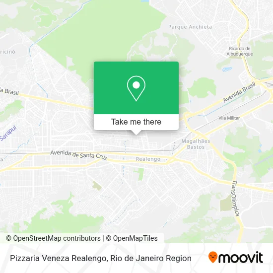 Pizzaria Veneza Realengo map