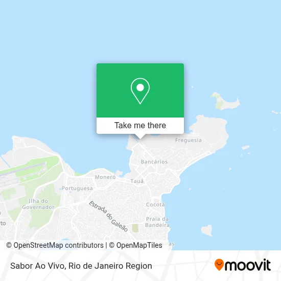 Sabor Ao Vivo map