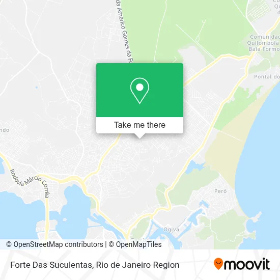 Forte Das Suculentas map