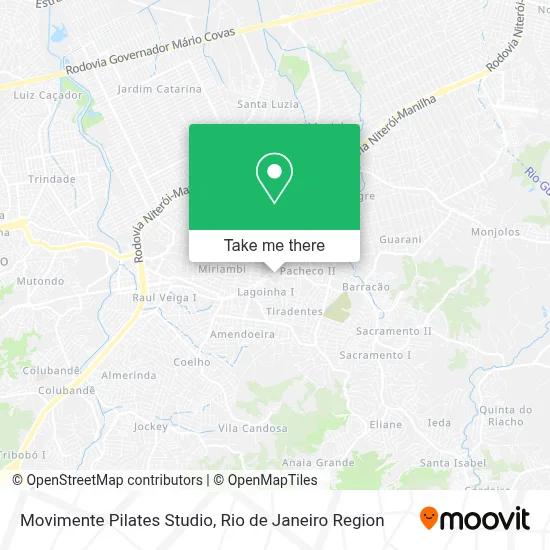 Movimente Pilates Studio map