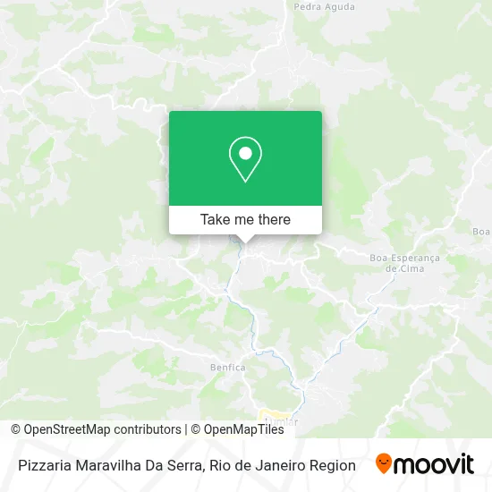 Pizzaria Maravilha Da Serra map