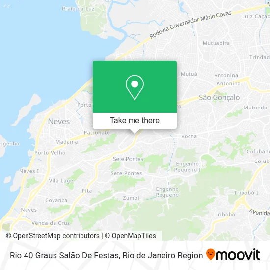 Rio 40 Graus Salão De Festas map