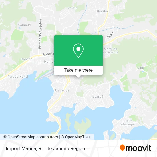 Import Maricá map