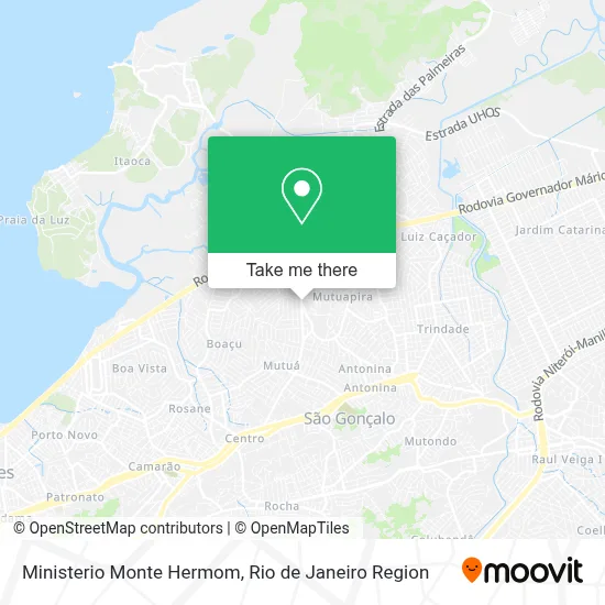 Ministerio Monte Hermom map