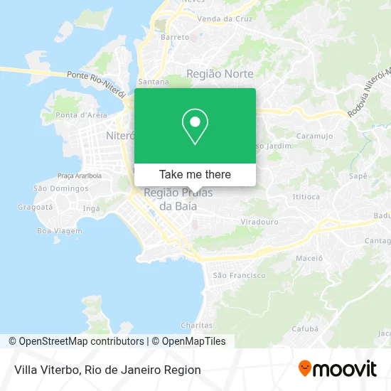 Villa Viterbo map