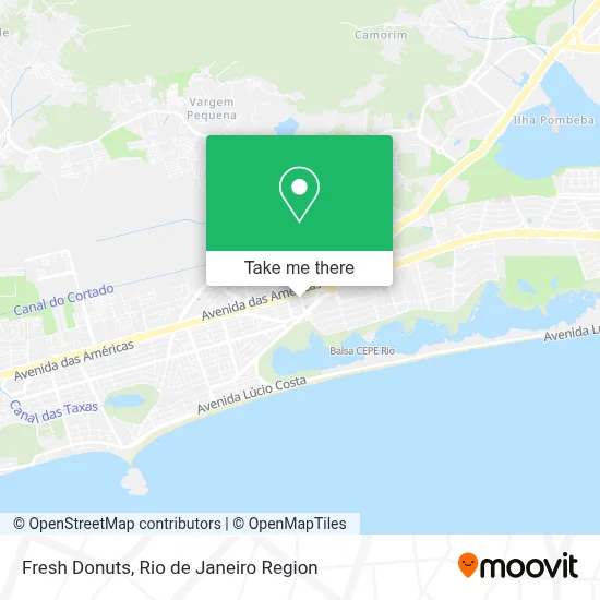 Fresh Donuts map
