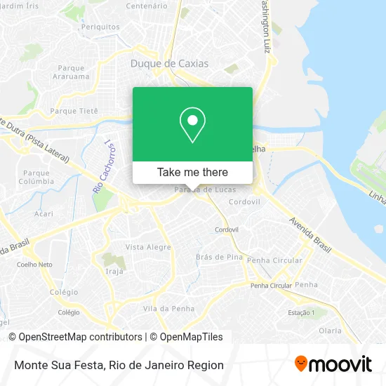 Monte Sua Festa map