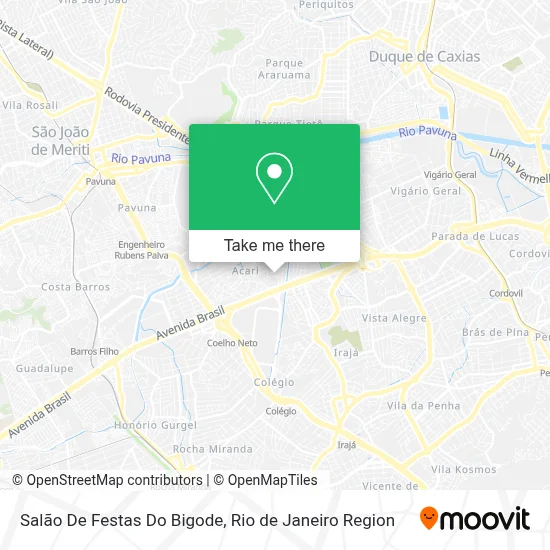 Salão De Festas Do Bigode map