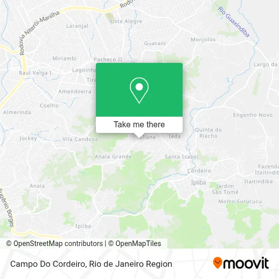 Campo Do Cordeiro map