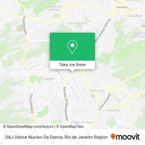 D&J Dance Nucleo De Danca map