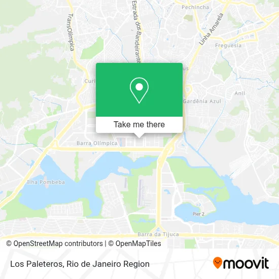 Los Paleteros map