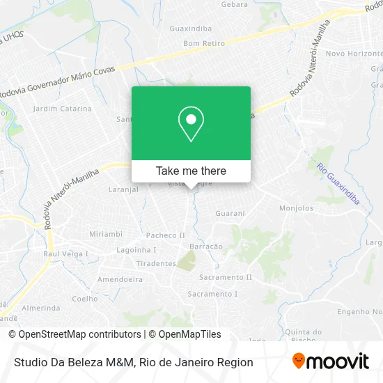 Studio Da Beleza M&M map