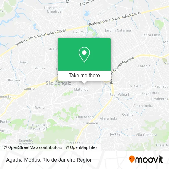 Agatha Modas map