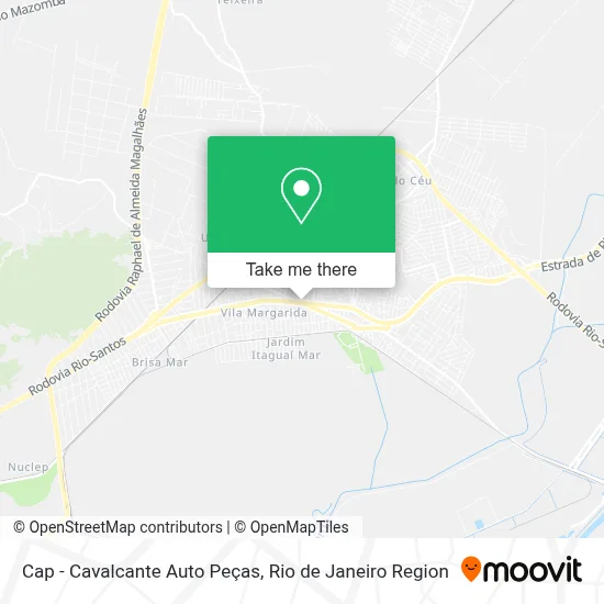 Cap - Cavalcante Auto Peças map