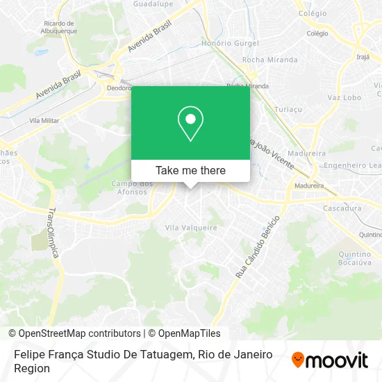 Felipe França Studio De Tatuagem map