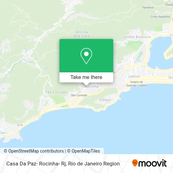 Casa Da Paz- Rocinha- Rj map