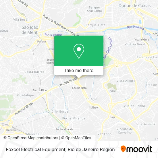 Foxcel Electrical Equipment map