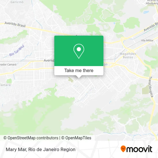 Mary Mar map