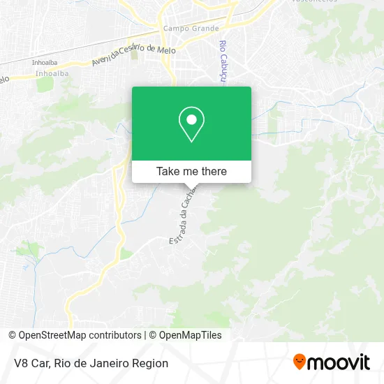 V8 Car map