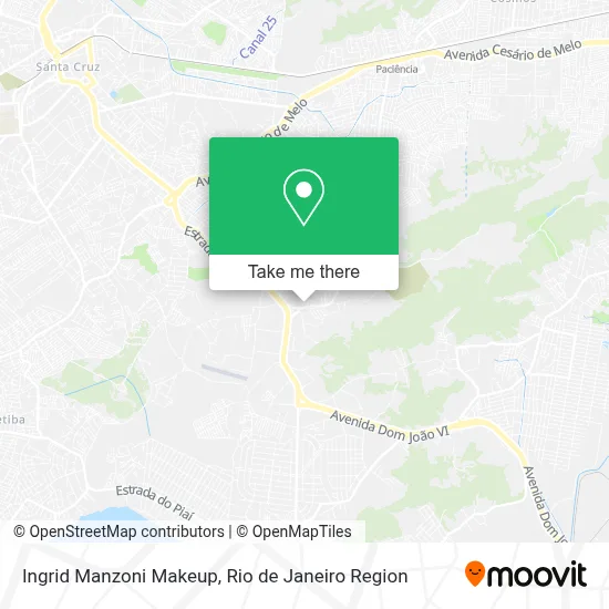 Ingrid Manzoni Makeup map