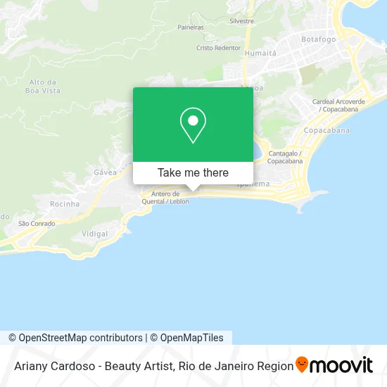 Ariany Cardoso - Beauty Artist map