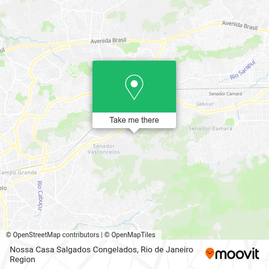 Nossa Casa Salgados Congelados map