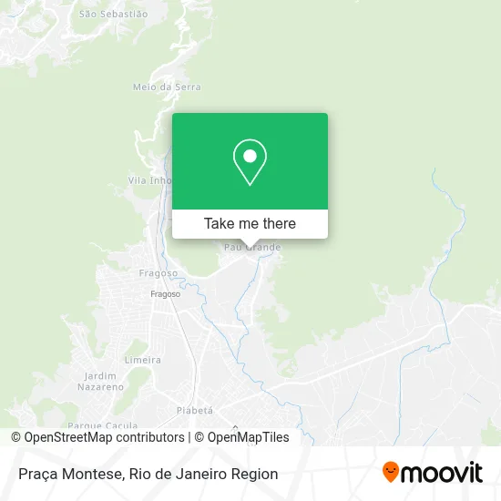 Praça Montese map