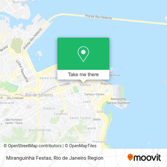 Miranguinha Festas map